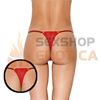Tanga roja con detalle de Playboy roja